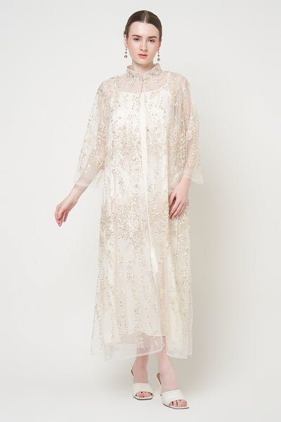 Sheiza Dress in Broken White