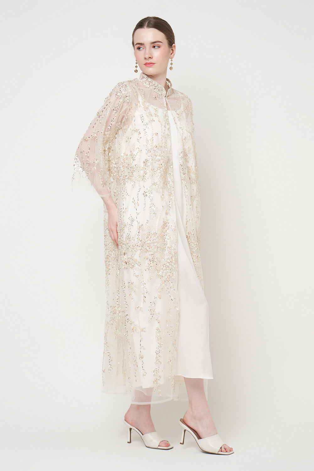 Sheiza Dress in Broken White