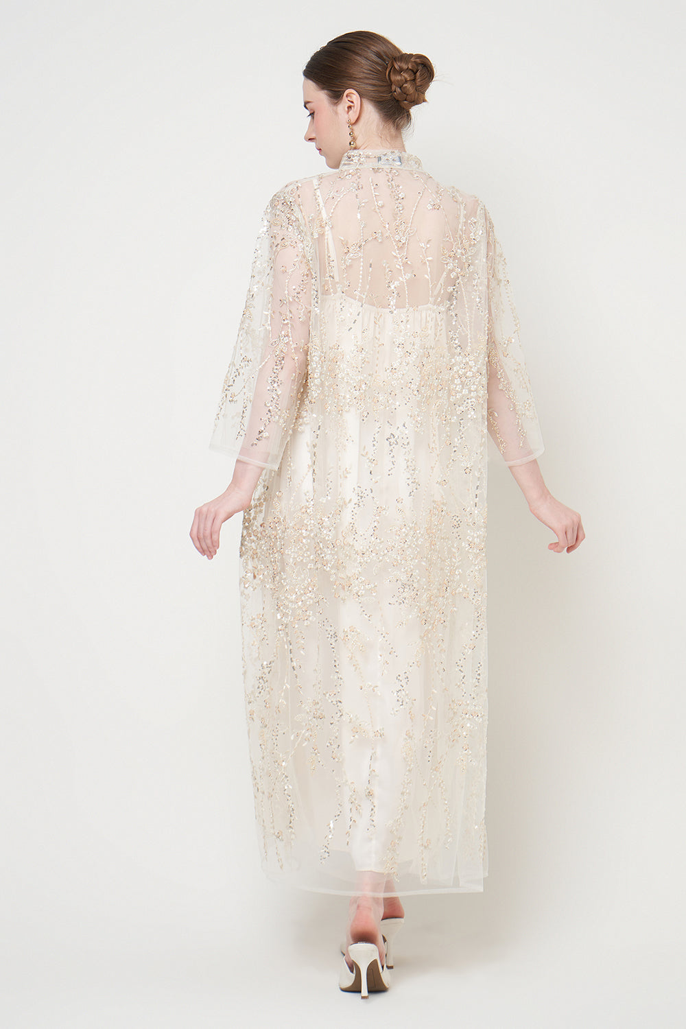 Sheiza Dress in Broken White