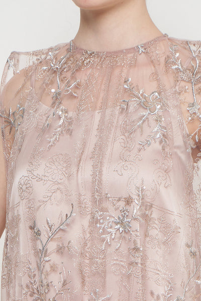 Eshal Dress in Dusty Rose
