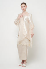 Kiara Kurung Set in Cream