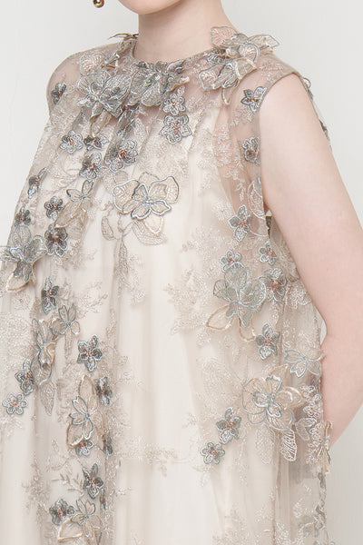 Eshal Dress in Moss Green