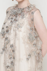 Eshal Dress in Moss Green