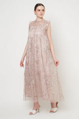 Eshal Dress in Dusty Rose