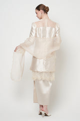 Kiara Kurung Set in Cream