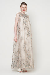 Eshal Dress in Moss Green