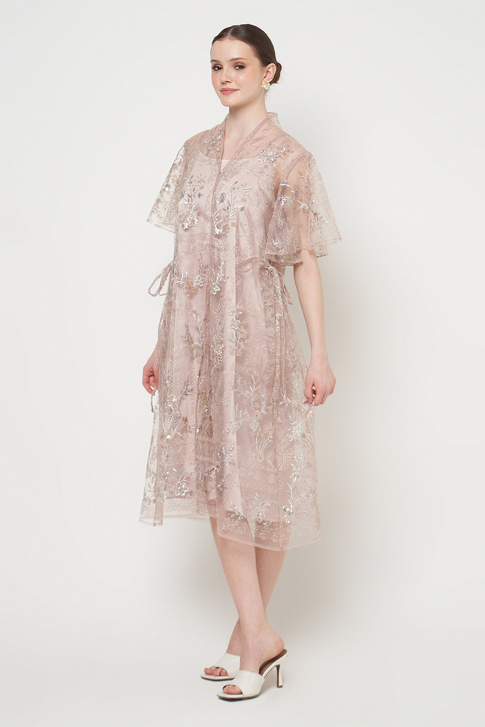 Alessia Dress in Dusty Rose