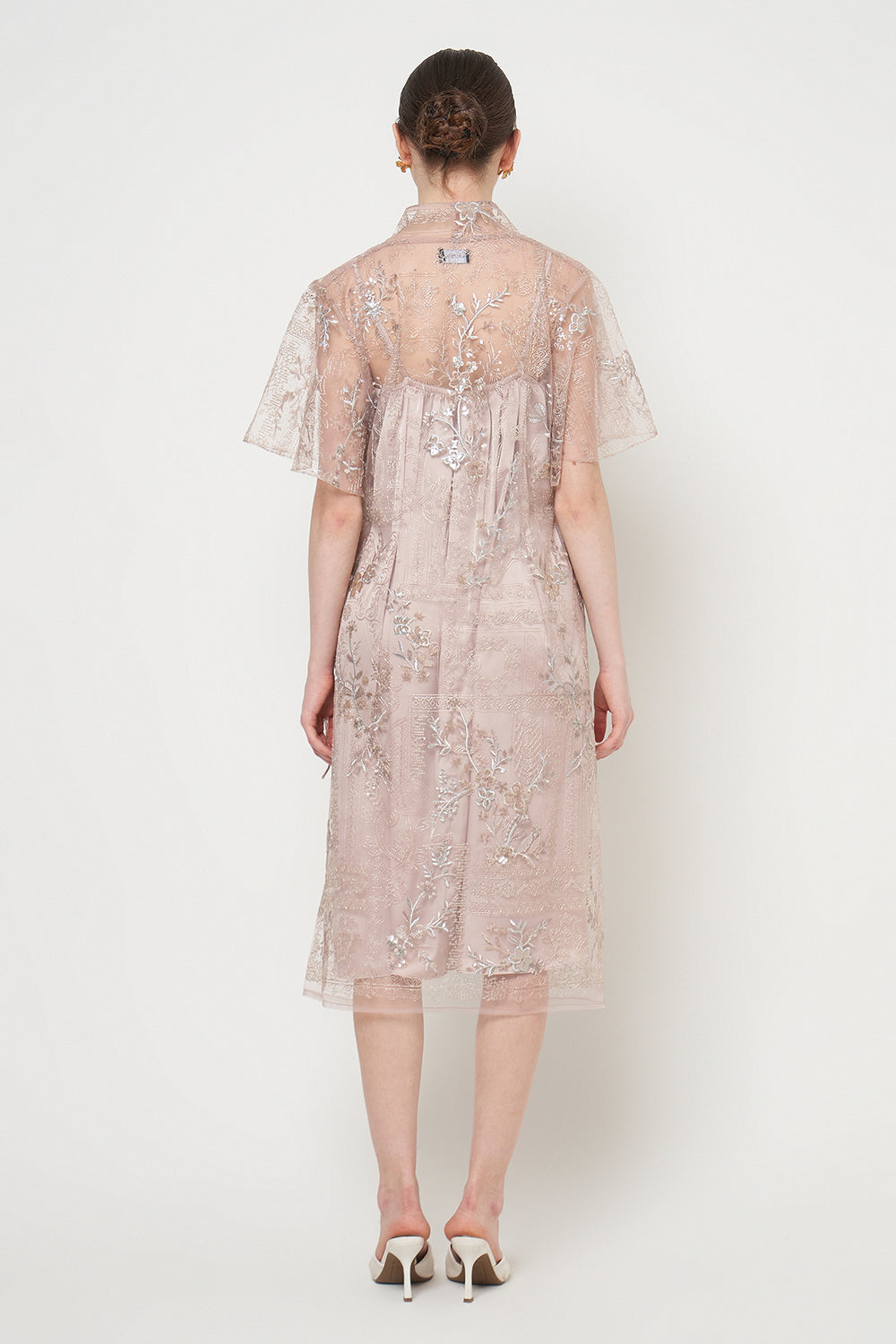 Alessia Dress in Dusty Rose