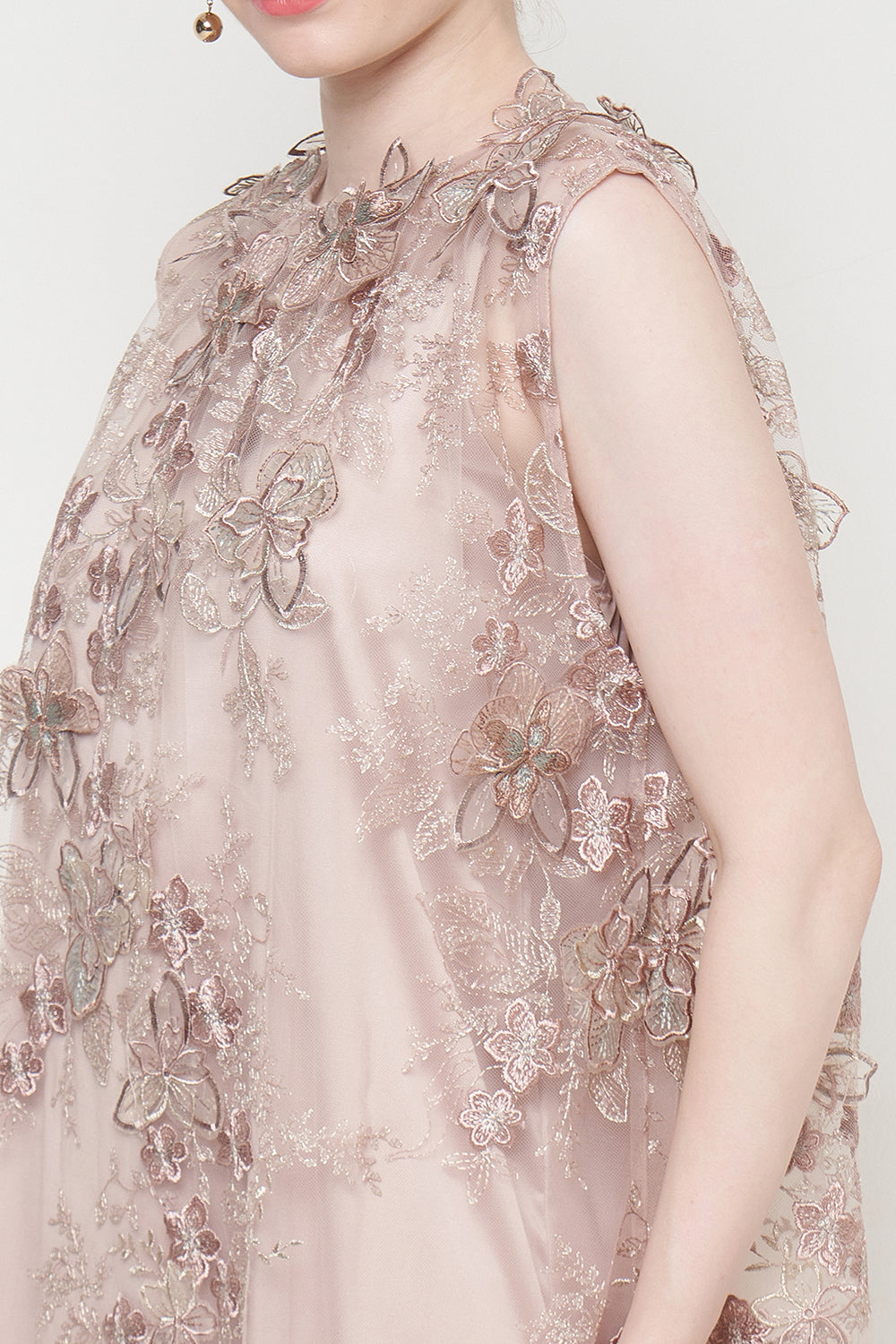 New Eshal Dress in Dusty Rose