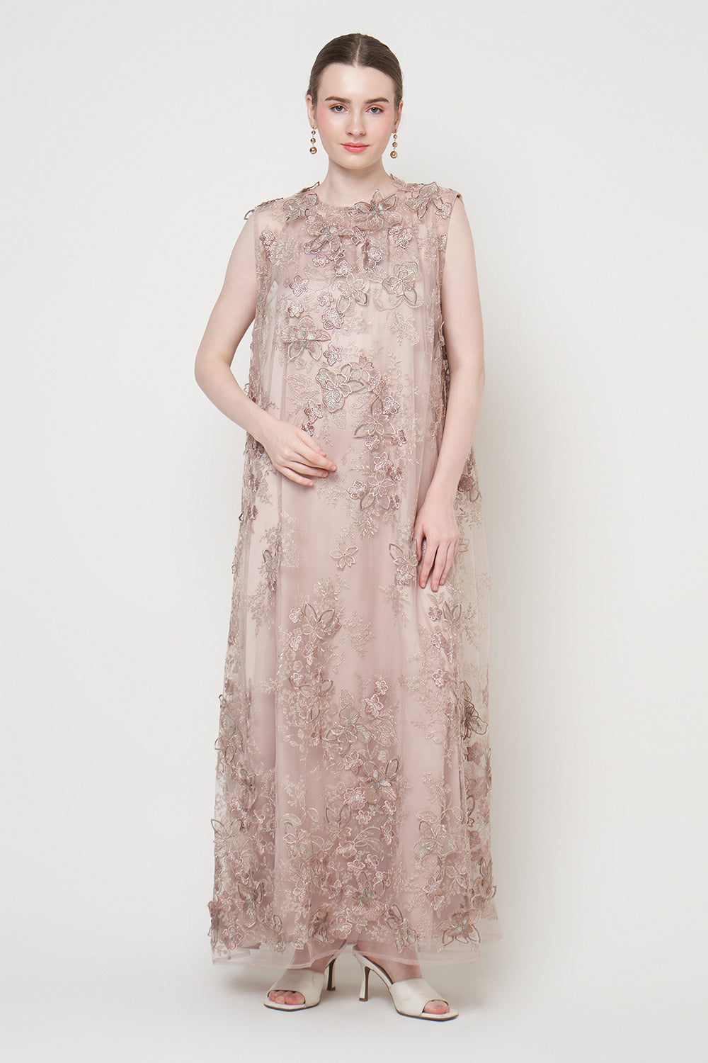 New Eshal Dress in Dusty Rose
