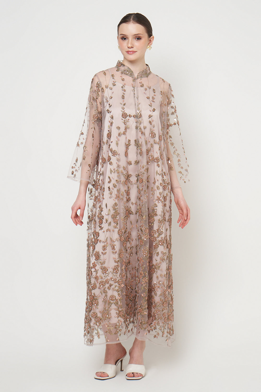 Sheiza Dress in Taupe