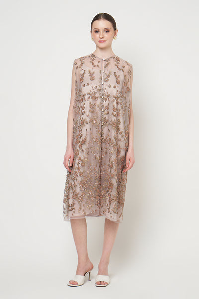 Wynona Dress in Taupe
