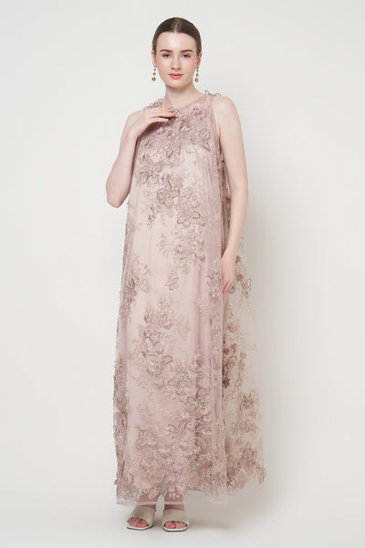 Lesha Dress in Dusty Rose