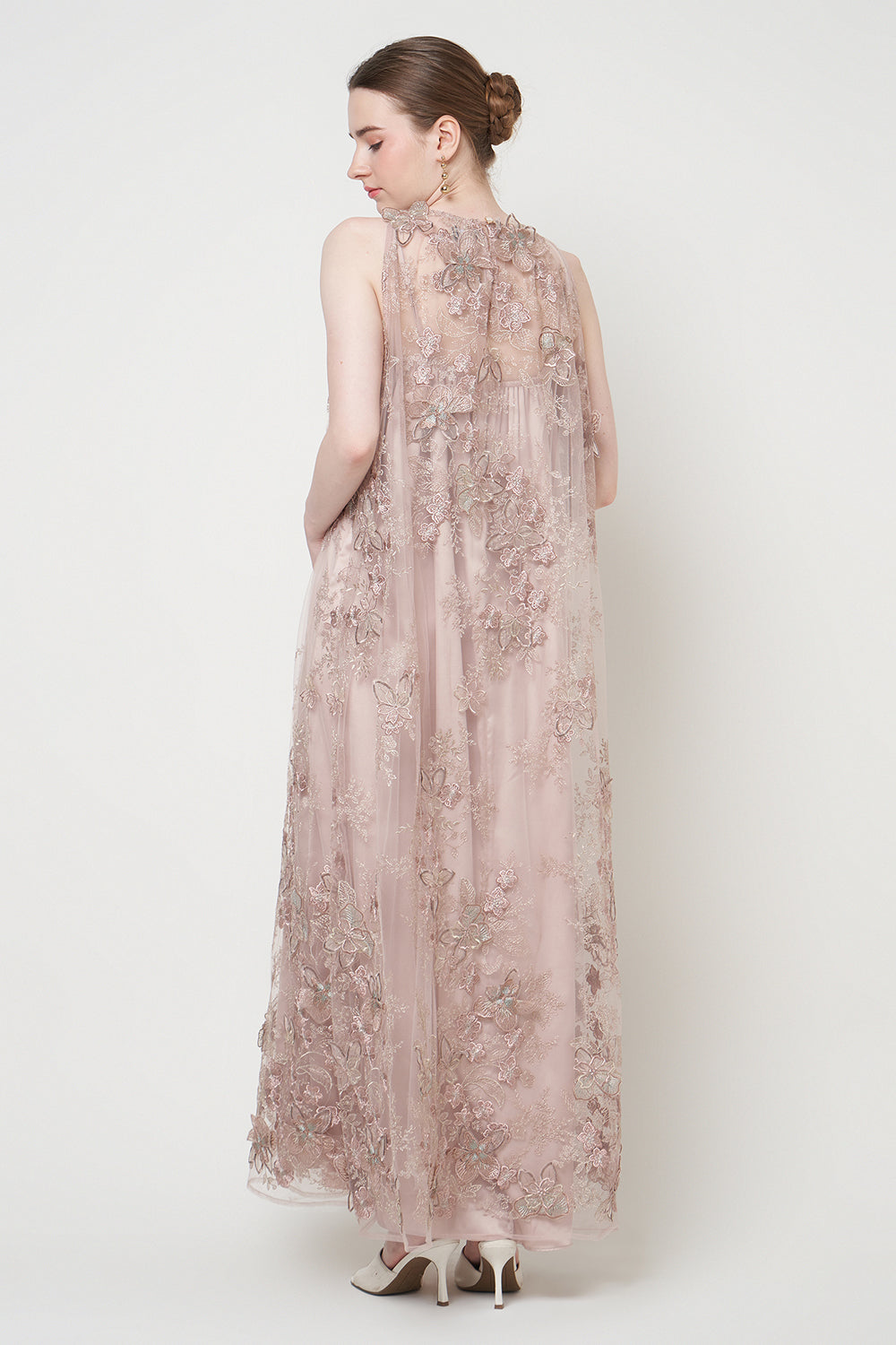 Lesha Dress in Dusty Rose