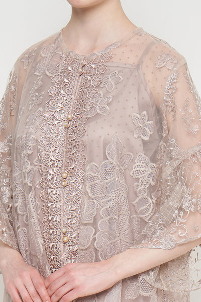 Kumi Dress in Bronze Mauve