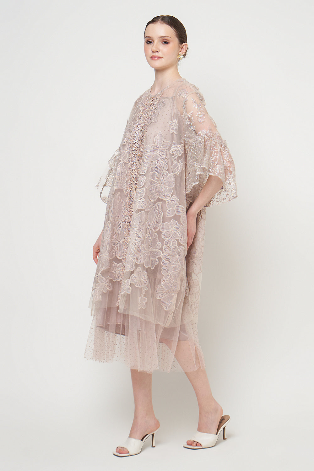 Kumi Dress in Bronze Mauve