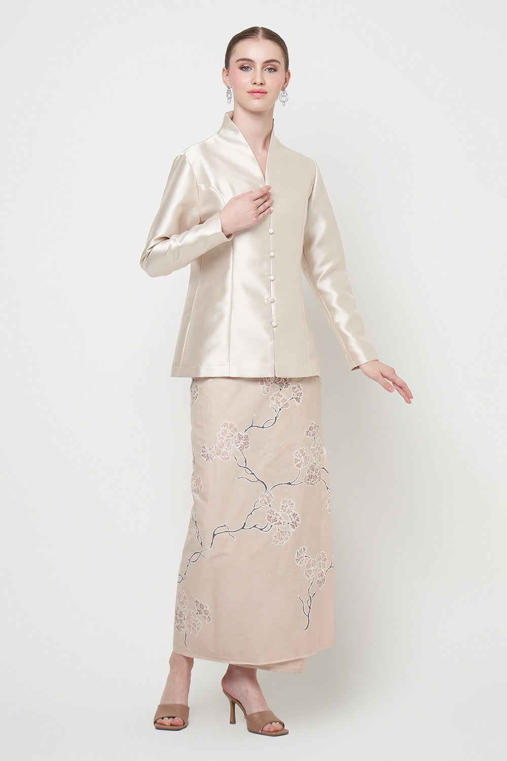 Rania Kebaya Top in Cream
