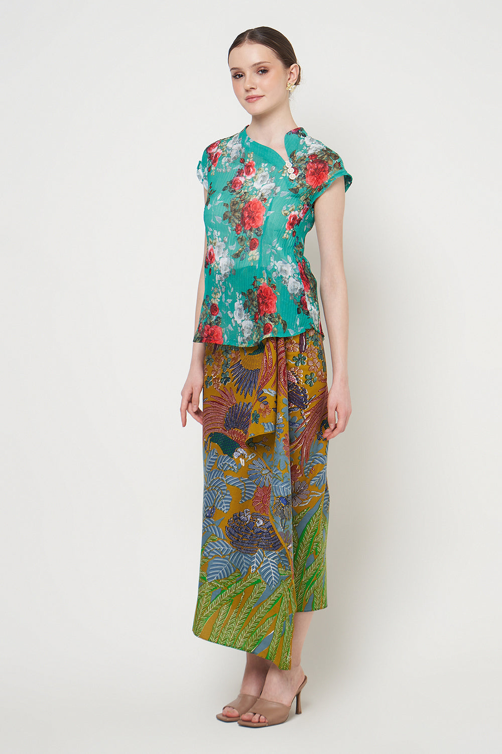 Maramis Set in Floral Green