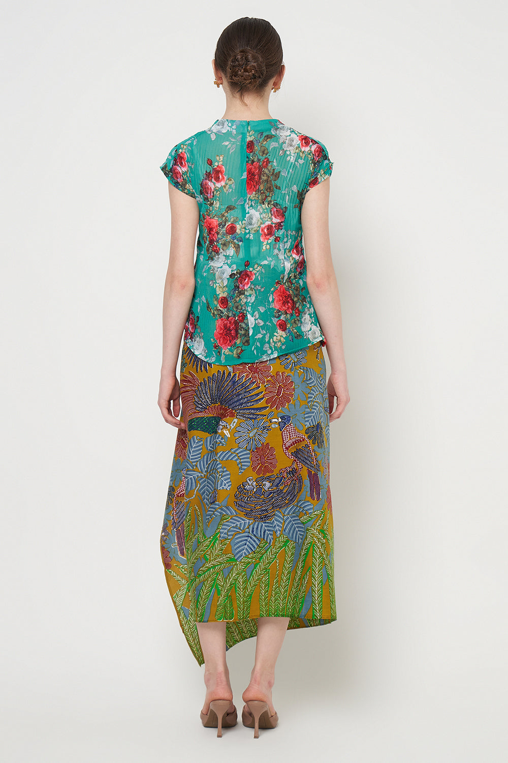 Maramis Set in Floral Green