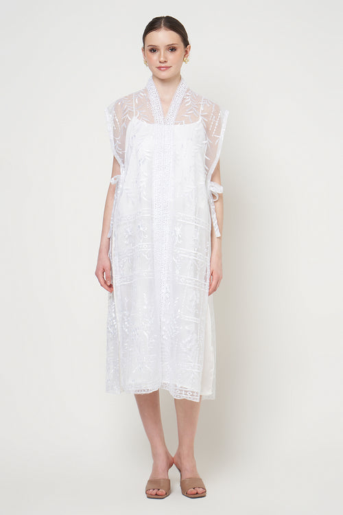 Agni Dress in White