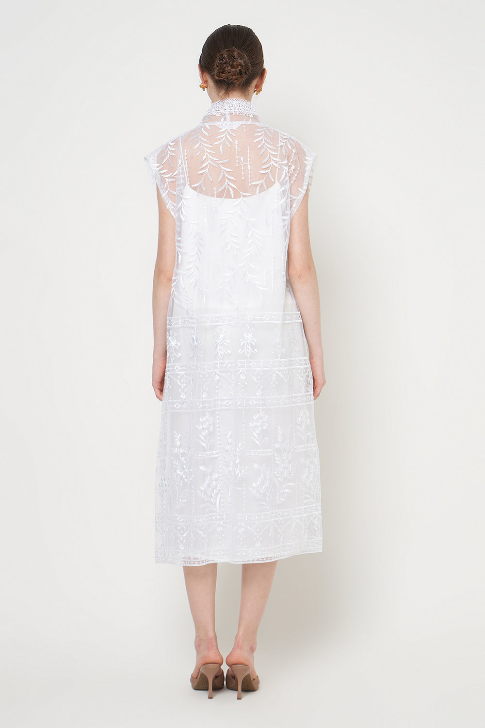 Agni Dress in White