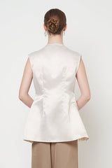 Ravel Top in Bone