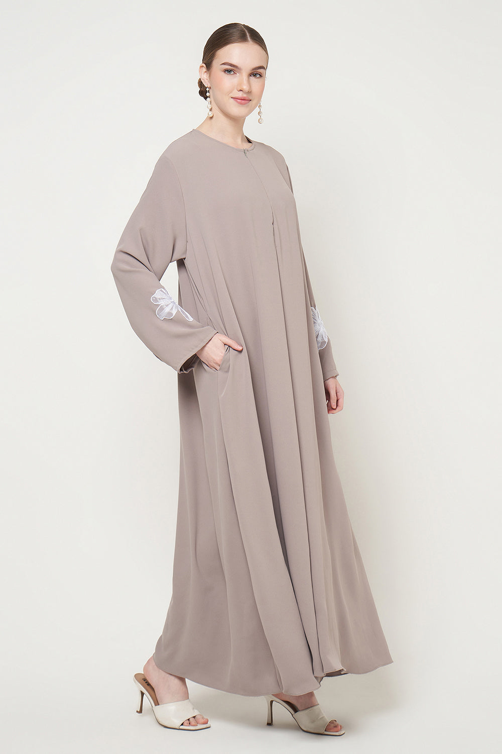 Medina Dress in Taupe