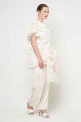 Gayatri Structured Top in Cream