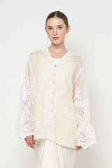 Gentari Kebaya Top in Cream
