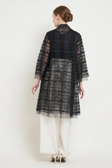 Dandelion Kebaya Top in Black