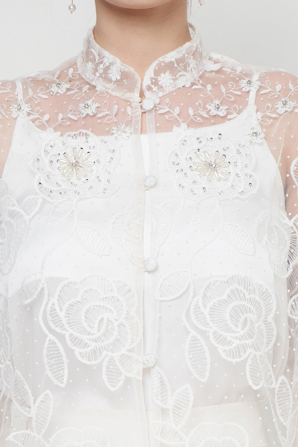 Camelia Top in White