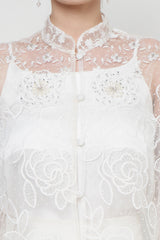 Camelia Top in White