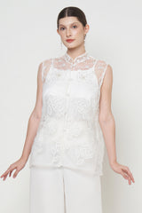 Camelia Top in White