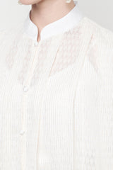 Celia Blouse in Pearl