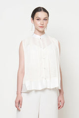 Celia Blouse in Pearl