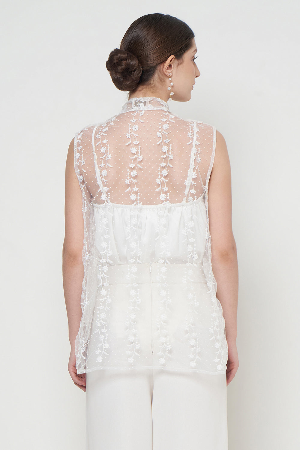 Camelia Top in White