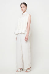 Celia Blouse in Pearl