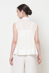 Celia Blouse in Pearl