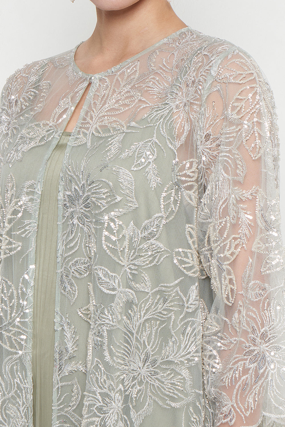 Aarunya Dress in Sage