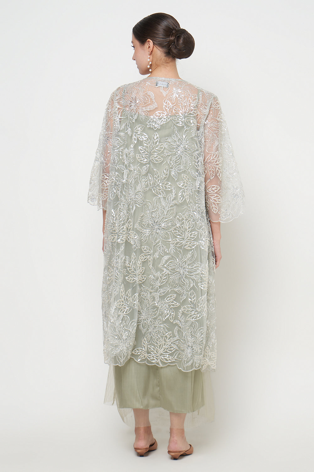 Aarunya Dress in Sage