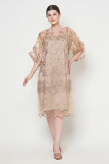 Ghania Dress in Brown