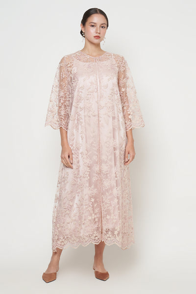 Yasika Dress in Nude Pink