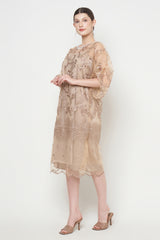 Ghania Dress in Brown