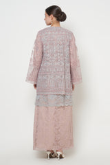 Aruna Lace Dress in Dusty Pink