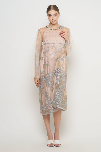 Calla Lily Dress in Grey