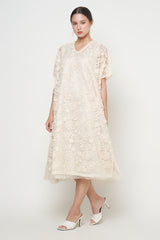 Hazel Dress in Ivory