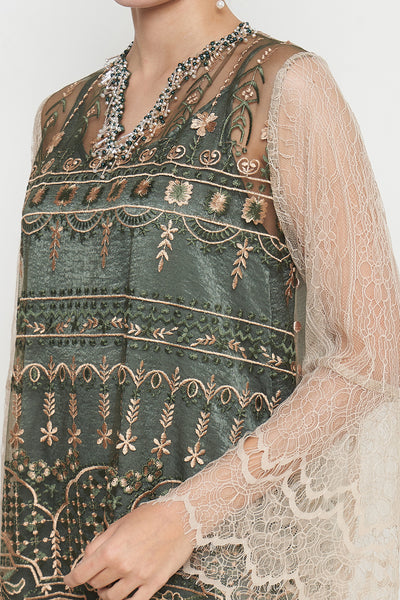 Orchid Dress in Green