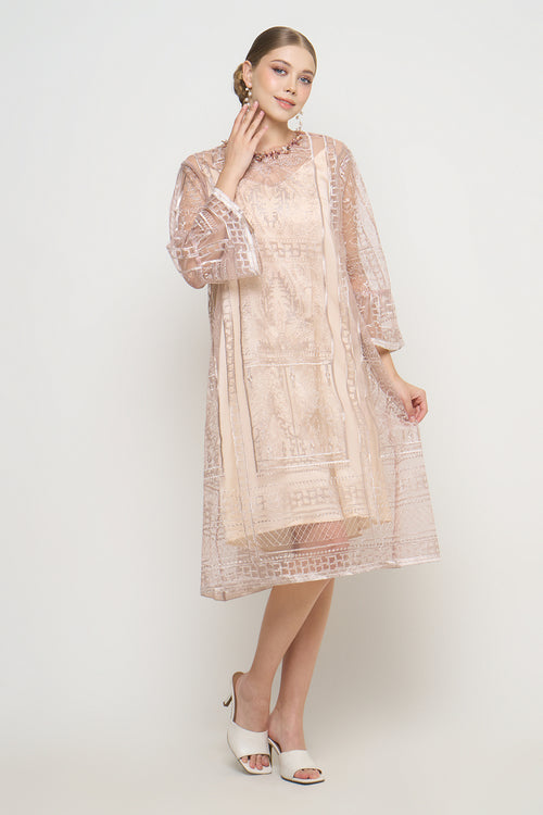 Peony Dress in Soft Pink