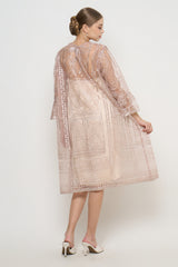 Peony Dress in Soft Pink