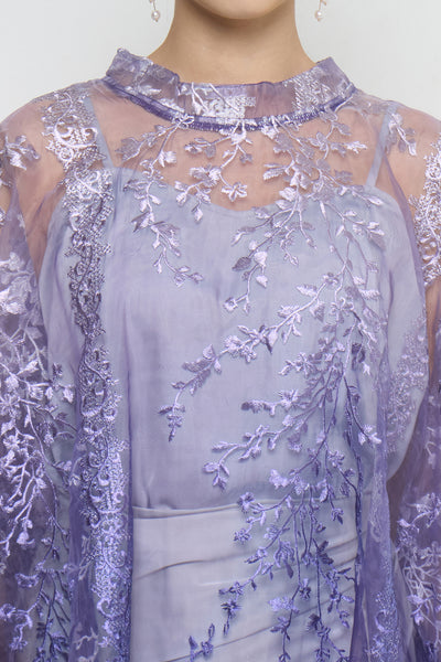 Ocean Dress in Purple Blue